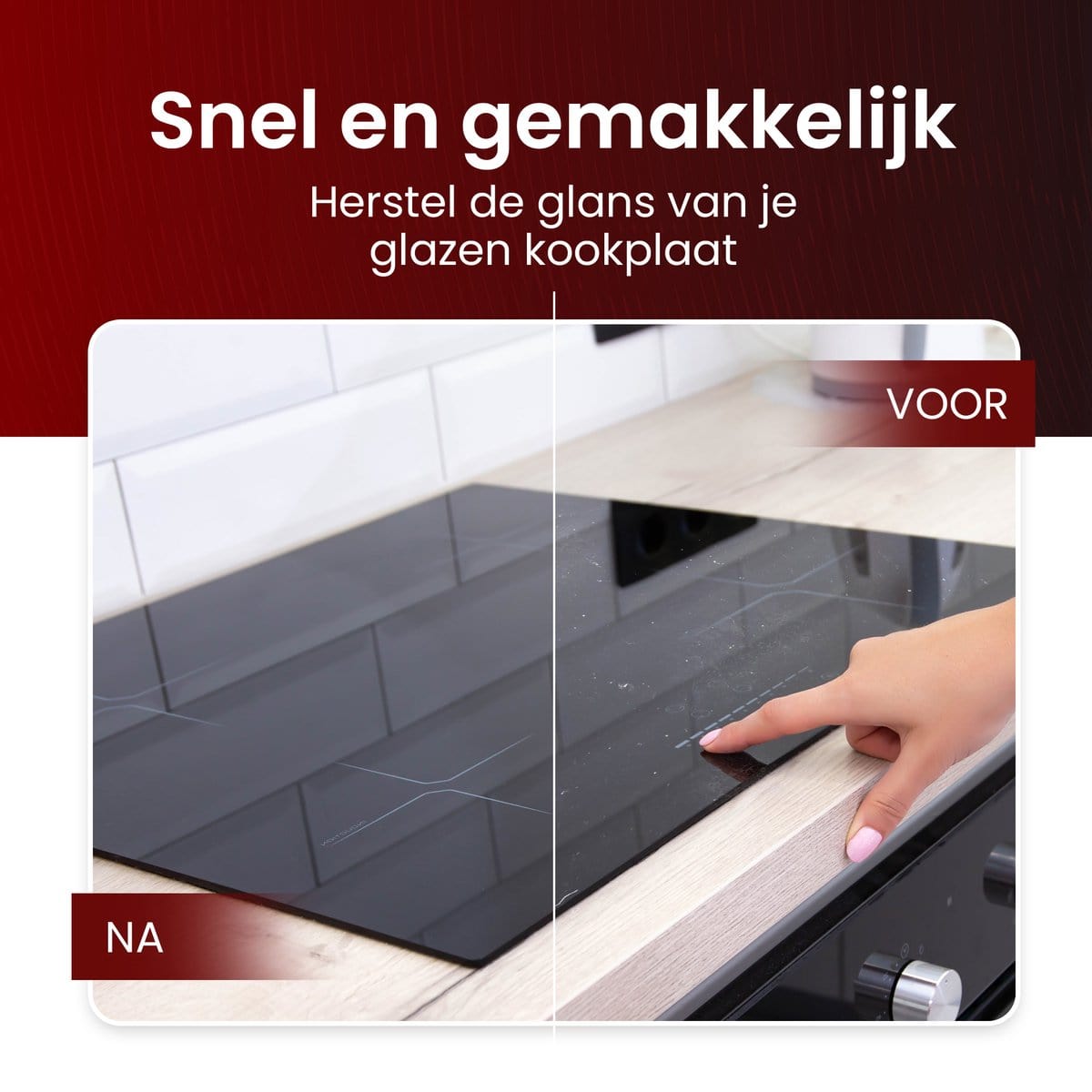 Kookplaatreiniger 500ml - Geschikt voor glazen kookplaten - Inductie Maatje