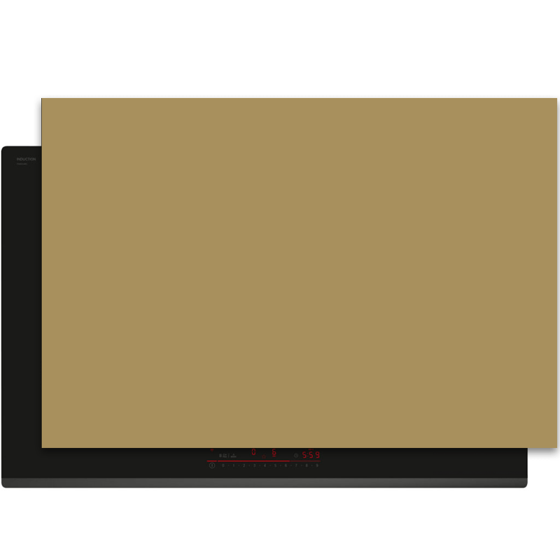 Inductiebeschermer - Effen - Aardetinten - Khaki - Inductie Maatje