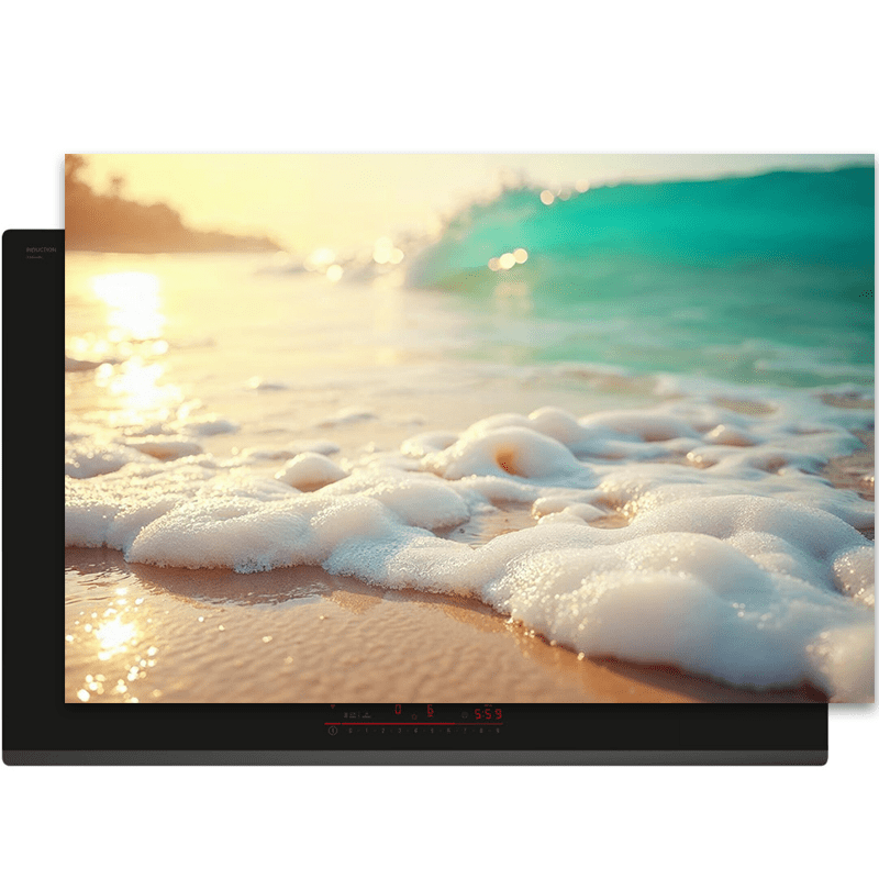 Inductiebeschermer - Zee & Strand - Chill - Zeepsop en Zand - Inductiebeschermer